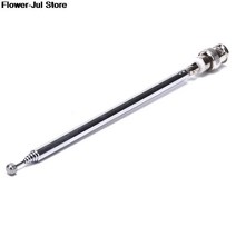 360 도 765mm 텔레스코픽 안테나 Q9 BNC 커넥터 휴대용 FM 라디오 스캐너 VHF UHF TW 1 피스, 한개옵션0