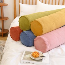 포홈 라곰 코듀로이 원형 롱쿠션(솜포함) 110x20 5color, 선택완료