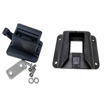 접이식 자전거 전면 캐리어 블록 바구니 랙 브롬 톤 백 가방 캐리어 블록 & 자전거 캐리어 블록 어댑터, 하나, 검은 색