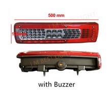 24V LED 턴 스톱 브레이크 신호등 볼보 FH460 540 대형트럭 후방 테일 램프 좌우 부저 포함, 07 1 Right with Buzzer, 01 24Volt DC, 1개