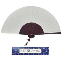 부채 - 한지접선(소) 밤색 향비선 일반형 높이22