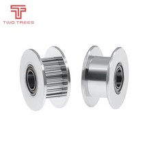 타이밍 벨트 풀리 타임 GT2 유형 수동 동기 휠 16/20 치아 이빨 3D 프린터 기어 용 알루미늄 타이밍, 20T W6 B5 폭밖T