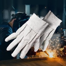 용접작업 알곤 안전작업 용접장갑 높은열전도율 보호구 티그, 1개, 용접장갑(소)2개