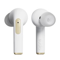 [] SUDIO N2 PRO (화이트) 무선 이어폰 Bluetooth5.3 iOS Android 대응 액티브 노이즈 캔슬링 기능 ANC IPX4 레벨 방수 설계 북유럽 디자인