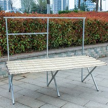 2m 3m 야시장 가판대 접이식 좌판대 노점 매대 플리, 상세이페이지 참고, 두께0.8mm 300x163x100cm 블루