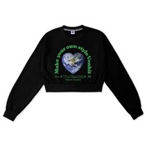 남자 여자 맨투맨 스웨트 셔츠 벤힛 EarthHeart 크롭