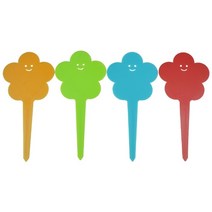 텃밭 팻말 화분 이름표 화단 푯말 주말 농장 나무 식물 수목 표찰 귀여운 디자인 90, 50개, 빨간색, 꽃
