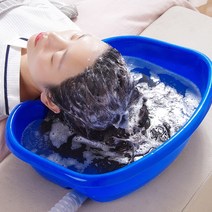 간이 세발기 환자 노인 임산부 누워서 머리감기 대야 통 DD-11595, 단품