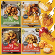 애슐리 치킨 4봉x500g (통살+스윗갈릭+치킨너겟+스파이시봉)