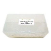 허브플로라 기능성 비누 베이스 투명, 시어버터 비누 베이스 화이트 10kg