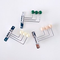 바이에스컴퍼니 빈티지 우드볼 코트랙 회전형 벽행거 옷걸이 소품걸이, 아이보리
