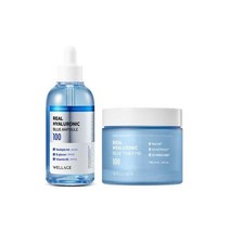 웰라쥬 리얼 히알루로닉 블루 100 앰플 100ml + 토너 패드 70매 210ml 세트, 9세트