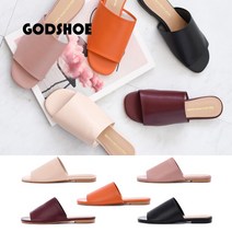 갓슈 GODSHOE (국내산) 샤무드 가죽블로퍼 플랫블로퍼 구두슬리퍼