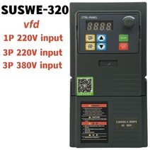 주파수변환기 헤르츠 50hz 60hz 3KW VFD 인버터 2.2KW 5.5KW 주파수 3PH 220V 380V 출력 변환기 가변 드라, 03 3PH 380V_01 0.75KW, 01 SUSWE-320