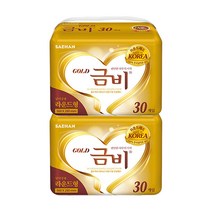 금비 소변패드 라운드형(프리미엄) 성인용 기저귀, 4팩, 30매입