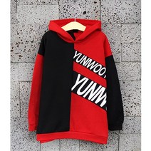 유니우 주니어 남아 여아 [봄 가을 특양면] Yuni 후드 티셔츠