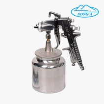 동아 국산 보급형 스프레이건(흡상식) D-707 노즐 1.5mm 도장 도색 페인트 공업사 공업용품 (도료컵 포함), 1개