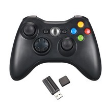 엑스박스패드4세대 xbox 조이스틱 무선 컨트롤러 2.4G XBOX 360 콘솔 용 Microsoft 게임용 패드 PC Window, 한개옵션1, 03 Black1