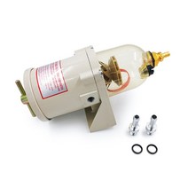 유수분리기 500FG/FH 연료 필터 해양 엔진 디젤 오일/물 분리기 보트 트럭 90GPH 탄소, 2set