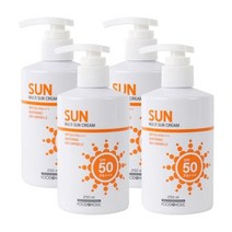 4개푸드어홀릭 멀티 선크림 250ml SPF50PA+++, 단일수량