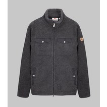 FJALLRAVEN 피엘라벤 22 남성 그린란드 파일 플리스 다크 그레이 82993555