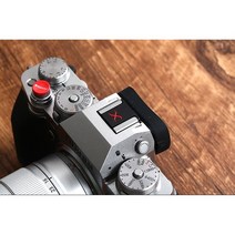 후지필름 X-T5 X-E4 X-100V X-T30 X-T4 카메라 에디션 핫슈커버, X 핫슈커버 블랙/레드