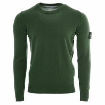 [스톤아일랜드] 22FW 7715510C4 V0058 와펜 울 베이직 카키 니트
