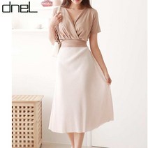 드넬(dneL) [드넬]햅번셔링원피스DWO22141A