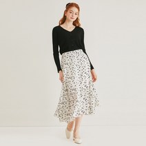 숲 모노 프린트 플레어 스커트(SZ3SRE1)