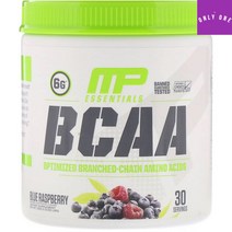머슬 팜 BCAA BCCA BACC 비씨에이에이 필수 아미노산 225g, 블루레즈베리, 0.5파운드