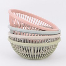 가정용 물 빠지는 다목적 바구니 소쿠리 채반 통