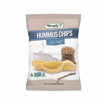 Simply7 훔무스 칩스 씨 솔트 1oz 24팩 Chickpea Hummus Chips Sea Salt