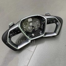 Audi A7 A8 2015-2020 년을위한 주문을 받아서 만들어진 진짜 탄소 섬유 스포츠 스티어링 휠 가죽, WHITE