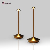 충전식 테이블 램프 크리에이티브 다이닝 터치 Led 호텔 바 커피 피나 프로 Lampada Da Tavolo 장식 책상, 01 gold_01 Tricolor