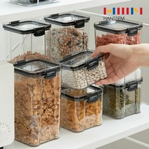 한샘 SOK 팬트리 투명한 건조식품 용기 460ml 3조 set, 상품선택:본품 1세트(KCN49F1)