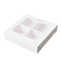 [아로마케이] 스트라이프 4구 비누박스 포장상자 선물용 답례품용
