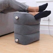 캐스퍼 차박 모닝 레이 평탄화 발쿠션 휴대용 장거리 여행 풍선 발 패드 비행기 잠자는 유물 타기 기차 단단한 좌석 다리 받침대 발판 wf 216, 흑인