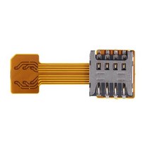 2022 하이브리드 더블 듀얼 SIM 카드 마이크로 SD 어댑터 안 드 로이드 전화 Extender 나노, 02 Micro to nano
