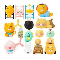 카카오프렌즈 라이언 어피치 춘식이 죠르디 차량용 통풍구형 리필 방향제, 6.디제이 라이언 방향제