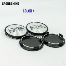 휠캡 4개/ 14 색 63MM OZ 레이싱 카 휠 센터 허브 캡 자동차 엠블럼 배지 로고 라벨 스타일링 액세서리, 04 COLOR 4