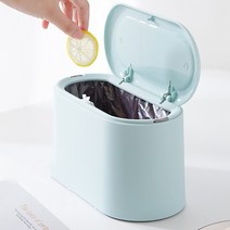 온리빙 원터치 미니 휴지통 1L, 민트, 1개