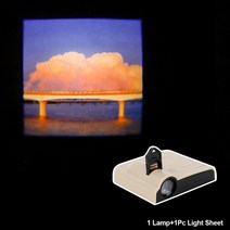 내방꾸미기 판타지 문 프로젝션 램프 갤럭시 라이트 배경 프로젝터 야간 조명 소품 벽 조명 파티 장식 침, 24 V Beige Shell