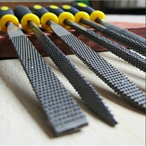 미니 파일 세트 마이크로테크 바늘 초조 필링 도구 목공 취미 핸드 Diy 폴더 금속 플랫 나무 조각, [03] SJ-180mm