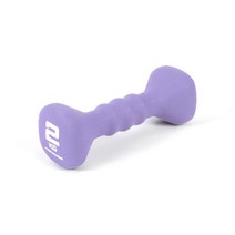 아이워너 소은 네오프렌 컬러 아령 2kg 라벤더 근력운동 1개