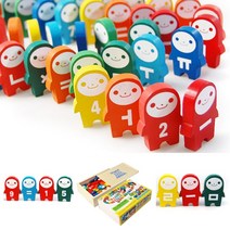 한글 숫자 도미노세트 102PCS 글자 공부 교구 블럭