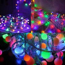 LED 컬러 앵두전구 20구(3m) 간편한 건전지타입 감성캠핑조명 어디에나 잘어울려요~