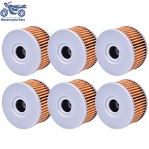 오토바이필터 오토바이필터교체부품 스즈키 DR SP 500 600 750 800 DR650 야만인 벨트 S40 K5 K6 K7 K8 K9, 08 6pcs Yellow