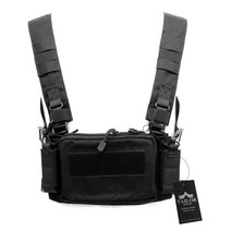 [TAILOR JAPAN] 사바게 체스트 리그 경량 라이트 웨이트 전술 조끼 사바게 베스트 매거진 파우치 군 규격 코듀라 CORDURA 500 D나일론제 블랙 (블랙)