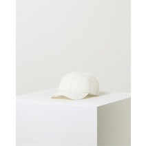 헤지스 아이보리 퍼피자수 화섬 볼캡 HZHE2E301IV