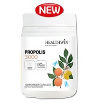 헬스윈 프로폴리스 파우더 3000mg 100캡슐 (파우더캡슐), 2개